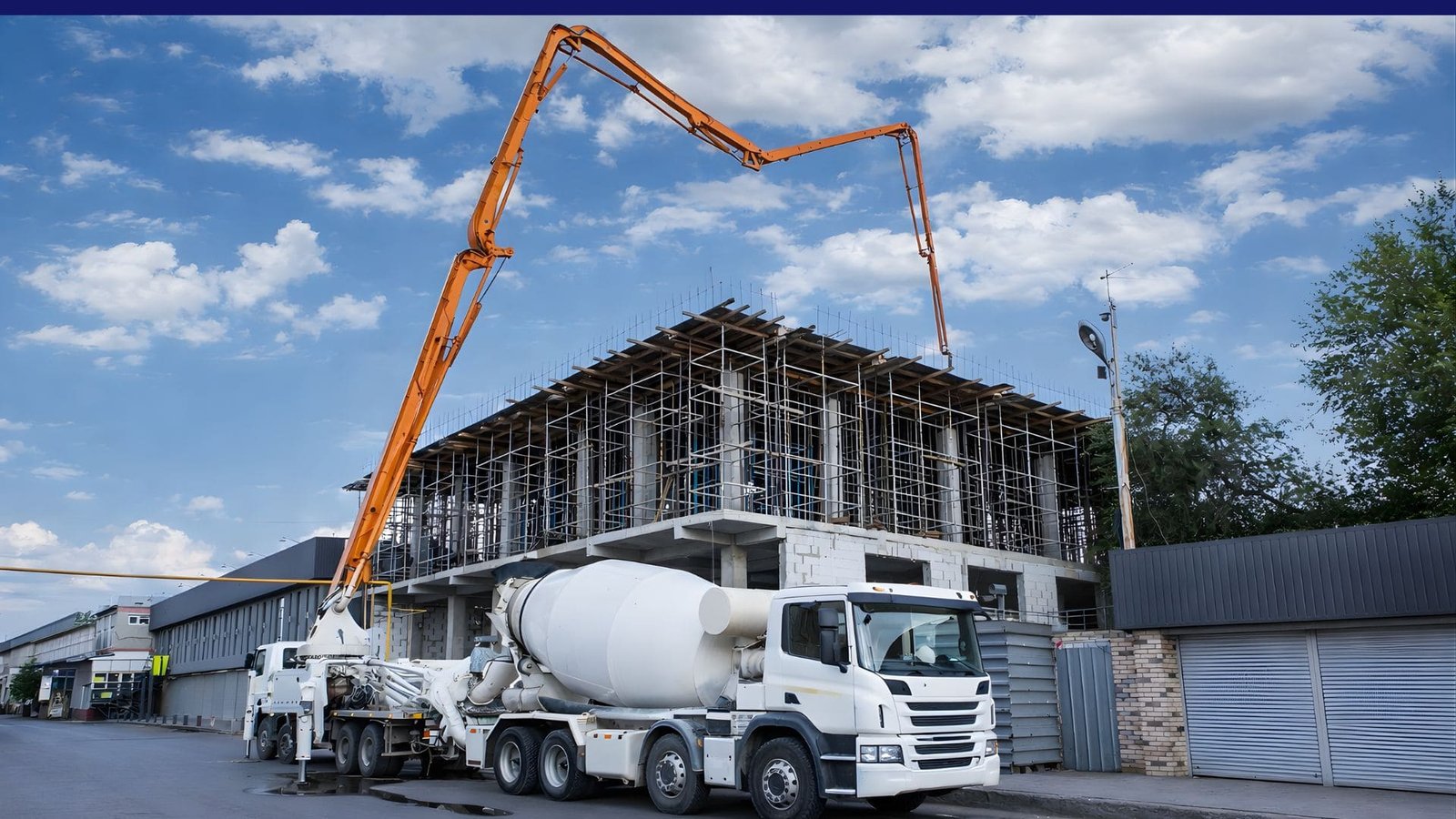 Servicio de bombeo de concreto en obra